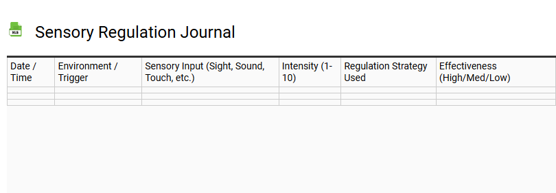 Sensory Regulation Journal