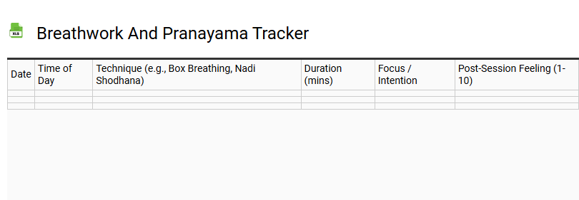 Breathwork and Pranayama Tracker