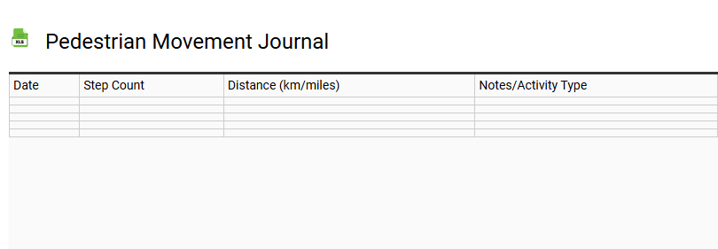 Pedestrian Movement Journal