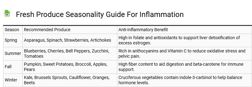 Fresh Produce Seasonality Guide for Inflammation