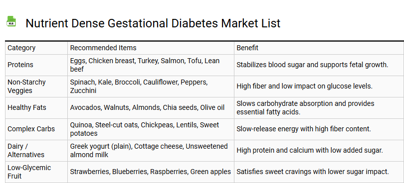 Nutrient Dense Gestational Diabetes Market List