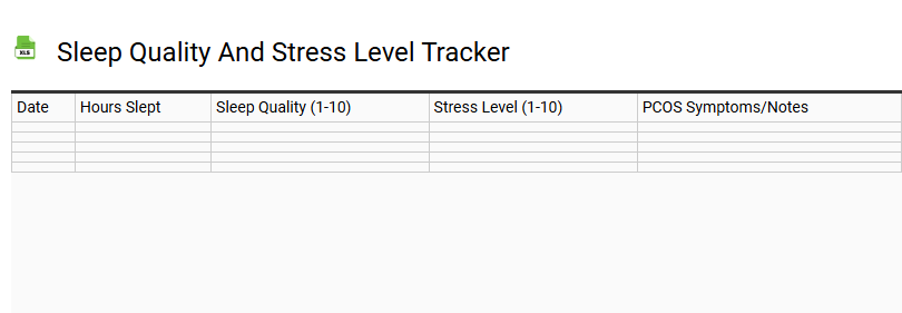 Sleep Quality and Stress Level Tracker