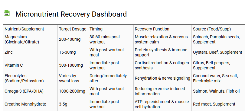 Micronutrient Recovery Dashboard