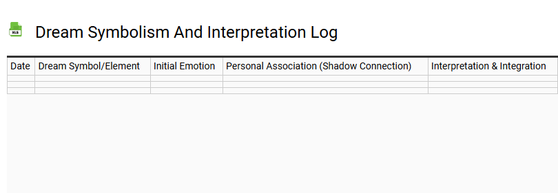 Dream Symbolism and Interpretation Log