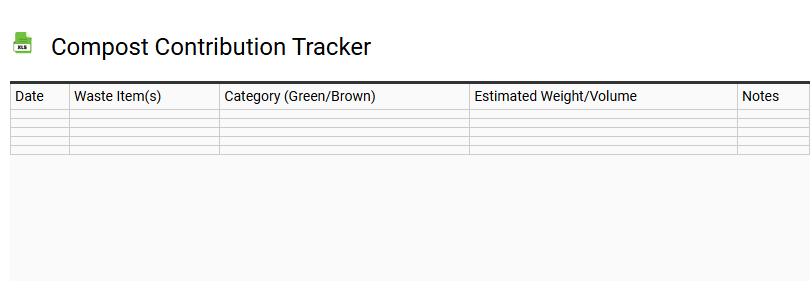 Compost Contribution Tracker