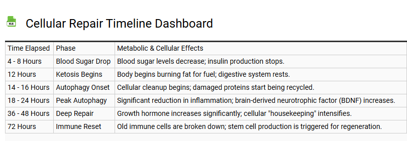 Cellular Repair Timeline Dashboard