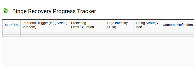 Binge Recovery Progress Tracker