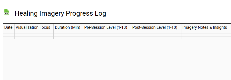 Healing Imagery Progress Log