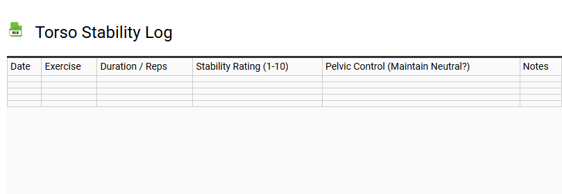 Torso Stability Log