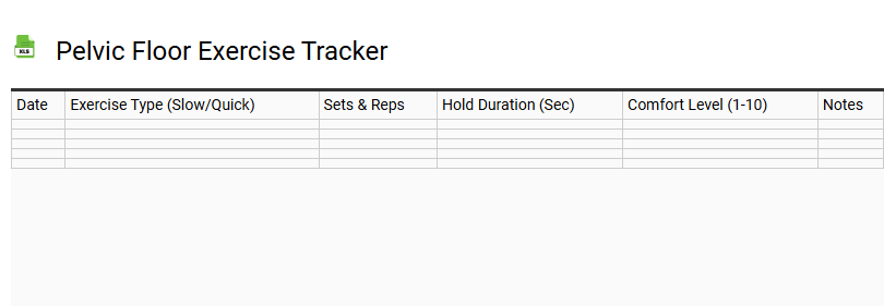 Pelvic Floor Exercise Tracker