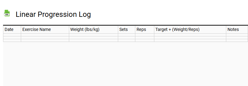 Linear Progression Log