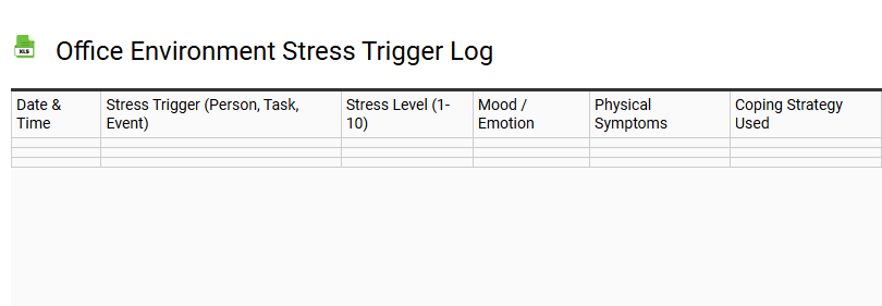 Office Environment Stress Trigger Log