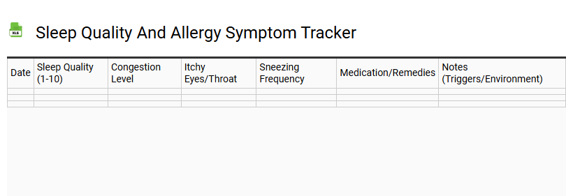Sleep Quality and Allergy Symptom Tracker