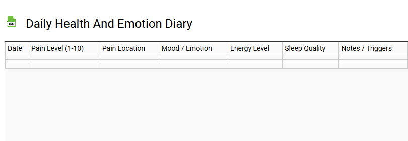 Daily Health and Emotion Diary