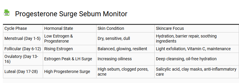 Progesterone Surge Sebum Monitor