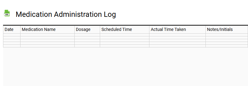 Medication Administration Log