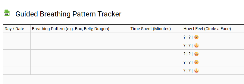 Guided Breathing Pattern Tracker