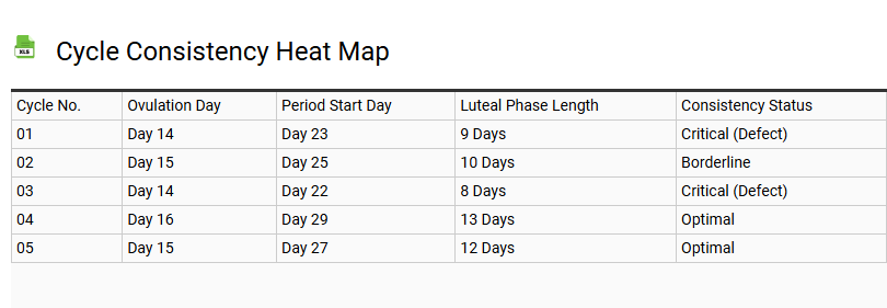 Cycle Consistency Heat Map