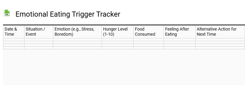Emotional Eating Trigger Tracker