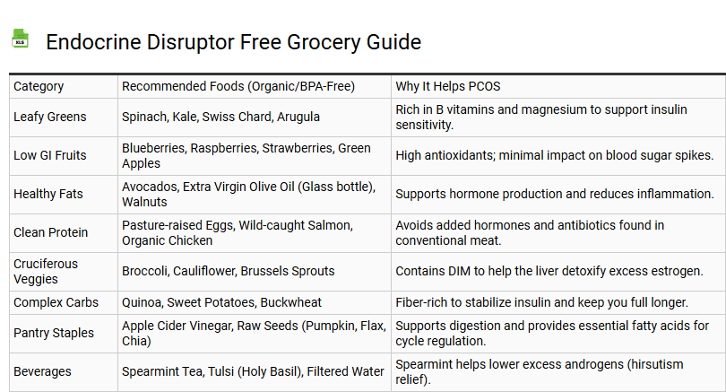 Endocrine Disruptor Free Grocery Guide