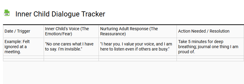 Inner Child Dialogue Tracker