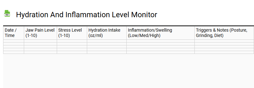 Hydration and Inflammation Level Monitor