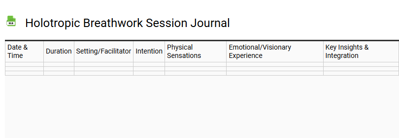 Holotropic Breathwork Session Journal