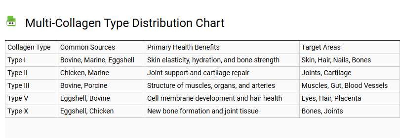 Multi-Collagen Type Distribution Chart