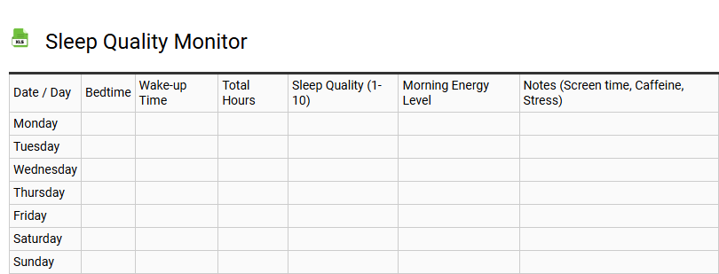 Sleep Quality Monitor