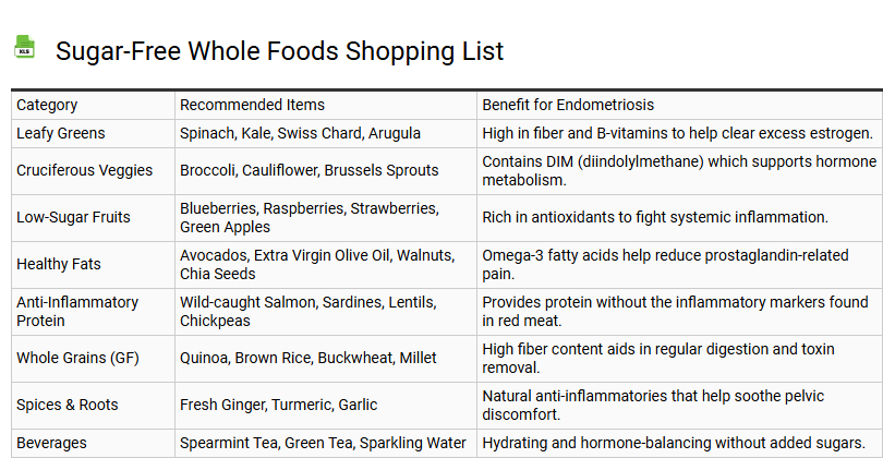 Sugar-Free Whole Foods Shopping List
