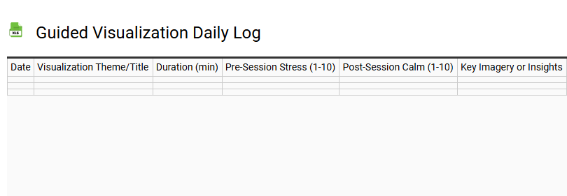 Guided Visualization Daily Log