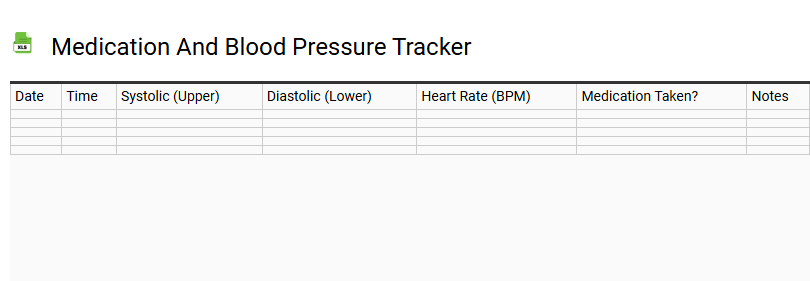 Medication and Blood Pressure Tracker