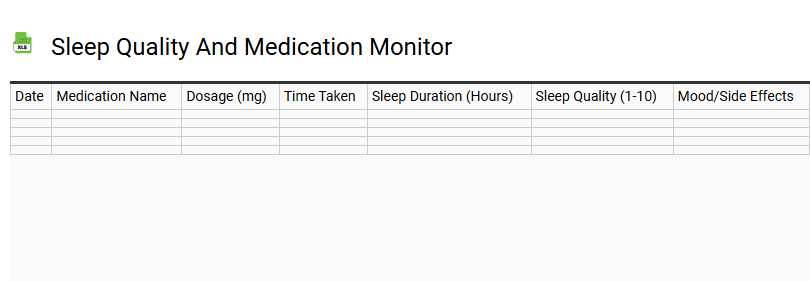 Sleep Quality and Medication Monitor