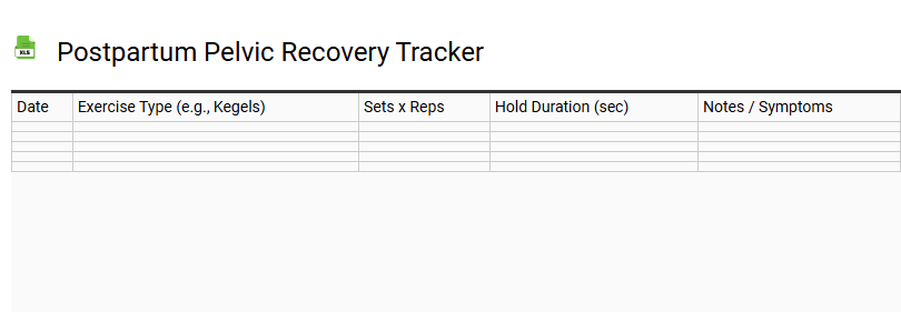 Postpartum Pelvic Recovery Tracker
