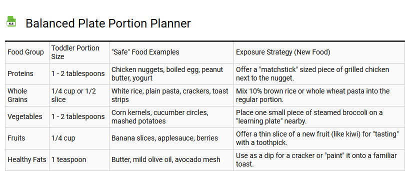 Balanced Plate Portion Planner