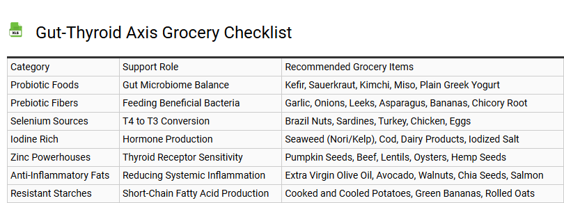 Gut-Thyroid Axis Grocery Checklist