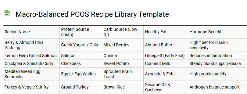 Macro-Balanced PCOS Recipe Library Template