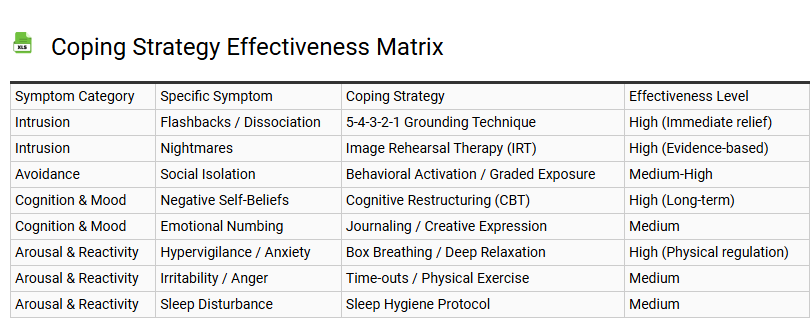 Coping Strategy Effectiveness Matrix