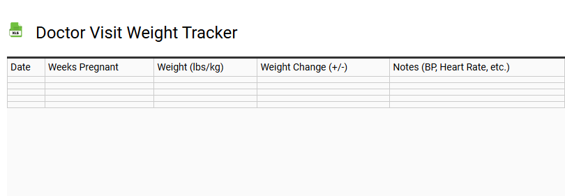 Doctor Visit Weight Tracker