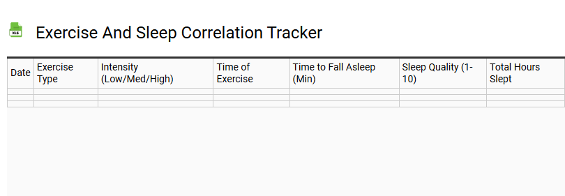 Exercise and Sleep Correlation Tracker