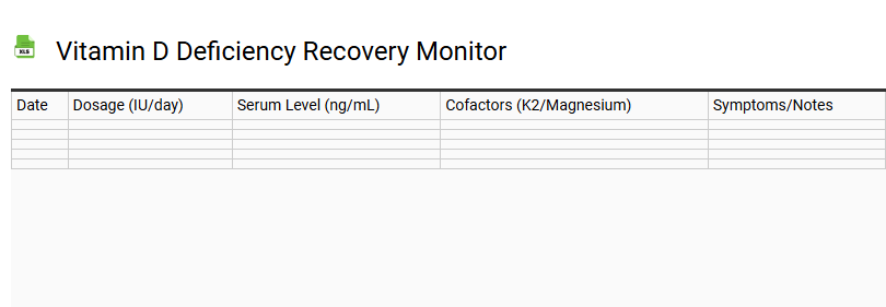 Vitamin D Deficiency Recovery Monitor