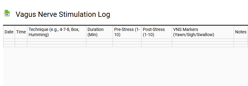 Vagus Nerve Stimulation Log