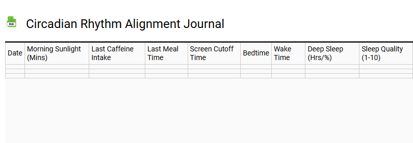 Circadian Rhythm Alignment Journal