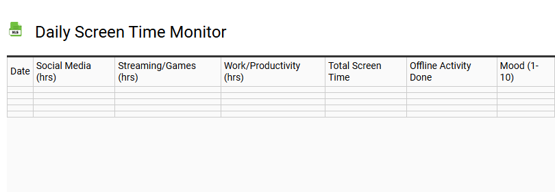 Daily Screen Time Monitor