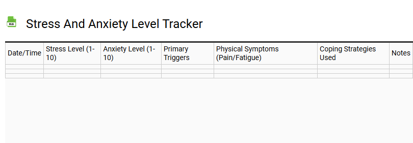 Stress and Anxiety Level Tracker