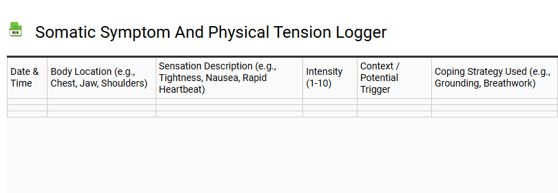Somatic Symptom and Physical Tension Logger