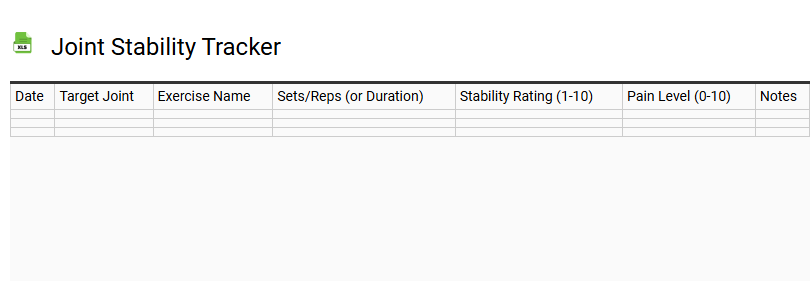 Joint Stability Tracker