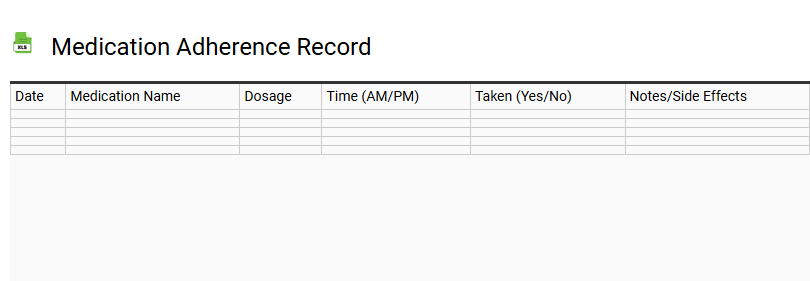 Medication Adherence Record