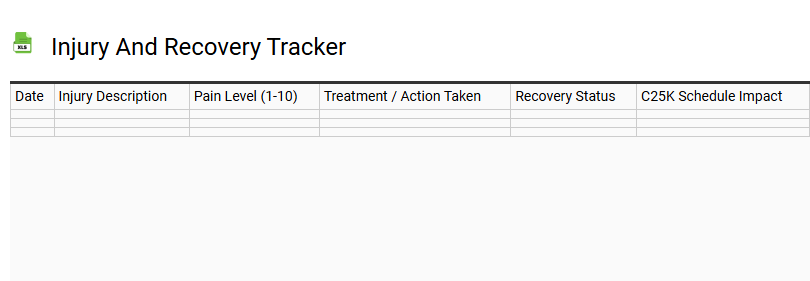 Injury and Recovery Tracker