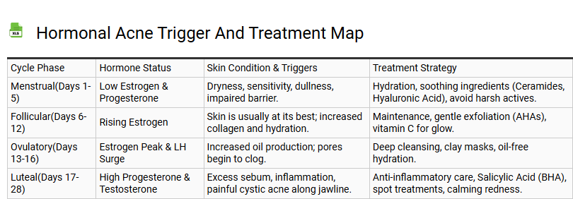 Hormonal Acne Trigger and Treatment Map